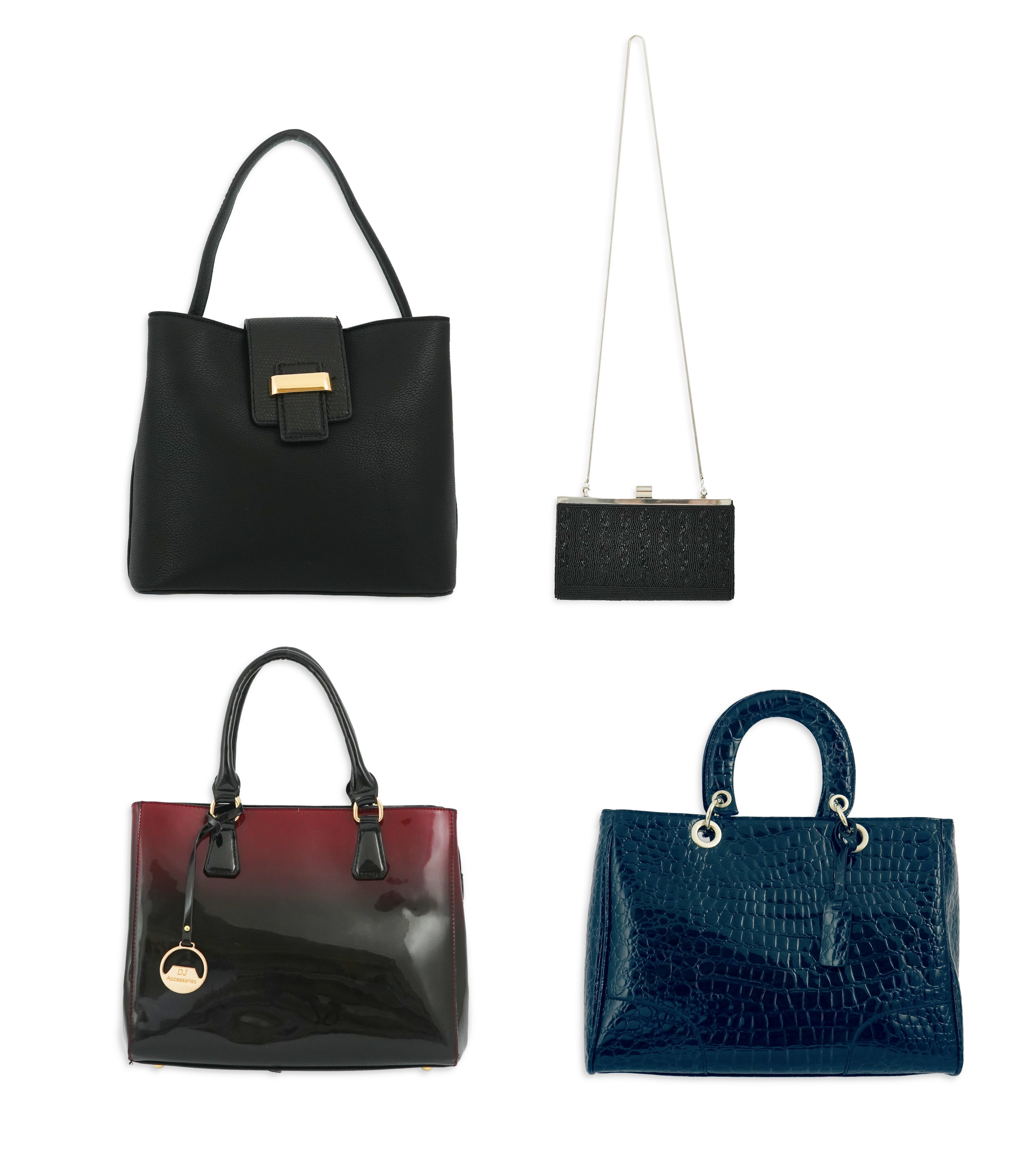 Four handbags